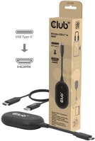 Club 3d CSV-2570 usb-c to hdmi vezeték nélkül, 25m hatótáv, fhd 60hz, alt mode, hdcp 1.4 kép