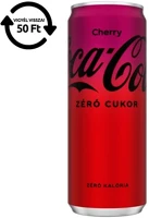 Coca cola 30.01357 Üdítőital szénsavas  cherry zero dobozos 0,33l drs kép