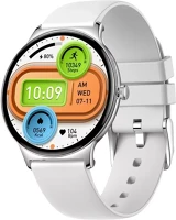 Colmi V89 SILVER okosóra amoled kijelzővel, pulzusméréssel, véroxigénméréssel, ezüst kép