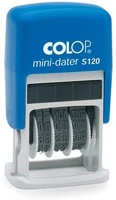 Colop 01051201 Dátumbélyegző s 120 mini dátum, magyar dátum számmal kék kép