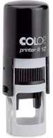 Colop 04.00206 Bélyegző  printer r12 kör fekete ház fekete párna kép