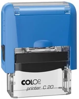 Colop 20 KÉK Bélyegző printer  pocket stamp 20 kék átlátszó ház kék párna kép