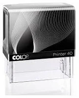 Colop BE01464060 Bélyegző  printer iq40 fekete ház kék párna kép