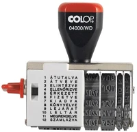 Colop COLOP04000WD Dátumbélyegző 04000/wd  12 szó kép