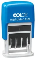 Colop COR_IC1051203 Dátumbélyegző, fordított, angol dátumbetűvel,  