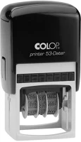 Colop H3037730 Dátumbélyegző printer 53  30x45mm, fekete ház kép