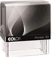 Colop IQ30 Bélyegző iq30 printer line  átlátszó fekete ház/fekete párna kép