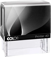 Colop iq40 Bélyegző iq40 printer line colop átlátszó fekete ház/fekete párna