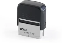 Colop TBY061732 Bélyegző c30  fekete ház/fekete párna kép