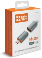 Colorway CW-AD-AC Adapter, usb-a totype-c kép