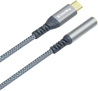 Colorway CW-AD-CJ Adapter usb-c - 3.5 mm female audio, 14 cm, szürke (cw-ad-cj) kép