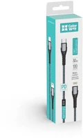 Colorway CW-CBPDCL033-GR Kábel, type-c - apple lightning (pd fast charging) 3.0a(30w) 1m szürke () kép