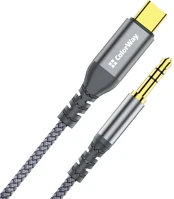 Colorway CW-CBPDJ071-G Adapter usb-c - 3.5 mm mini-jack, 1.2 m, szürke kép