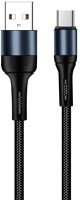Colorway CW-CBUC045-BK Kábel, usb type-c , nylon 2,4a 1m fekete kép