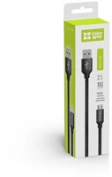 Colorway CW-CBUM002-BK Kábel, usb microusb 1m 2.1a black kép