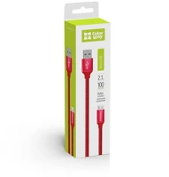 Colorway CW-CBUM002-RD Kábel, usb microusb 1m 2.1a red kép