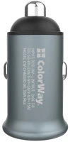 Colorway CW-CHA036Q-GR Autós töltő,  2usb quick charge 3.0 (36w) szürke kép