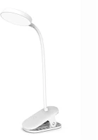 Colorway CW-DL10FCB-W Asztali led lámpa, flexible & clip 2 beépített akkumulátorral fehér kép