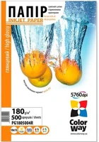 Colorway PG1805004R Photo paper inkjet paper high glossy 180g/m 10х15 cm 500 sheet kép