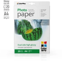 Colorway PGD220020A4 Fotópapír, kétoldalas, magasfényű 220 g/m2, a4, 20 sht kép