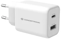 Conceptronic ALTHEA11W Telefon töltő adapter -  (usb-c+usb-a, 33w, fehér) kép