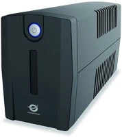 Conceptronic ZEUS01E 4x IEC C13, line-interaktív, 2x RJ45 vonalvédelem, HID USB, fekete) kép