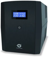 Conceptronic ZEUS03EM 2x Schuko+3x IEC C13, line-interaktív, HID USB, fekete) kép