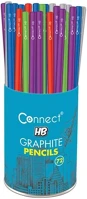 Connect 000045135 Grafitceruza hb, színes, kerek test, 72 db/csomag, kép