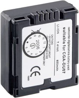 Conrad energy CGA-DU07, VW-VBD07, CP861 Cga-du07, vw-vbd07, cp861 panasonic kamera akku 7,2 v 600 mah, kép