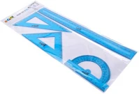 Cool by victoria COR_ISVVC4 Vonalzókészlet, műanyag, 4 darabos, kék kép