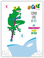 Cool by victoria ISCFUZA4V Öntapadó füzet- és könyvborító, a4, víztiszta kép