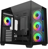 Cooler master E681-KHNN-S00 Elite 681 táp nélküli ablakos mid tower számítógépház fekete kép
