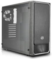 Cooler master E500L Masterbox e500l window számítógépház - fekete/ezüst kép