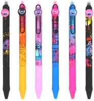 Coolpack 07.03595 Golyóstoll  lilo és stitch radírozható fekete-kék mintás kép