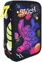 Coolpack 15.19212 Tolltartó  lilo és stitch felszerelt 2 részes fekete mintás kép