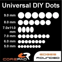 Corepad CS28950 Skatez dots - universal diy dots 0.75mm egértalp kit kép
