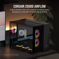 Corsair CC-9011263-WW 2500d airflow midi tower fekete kép