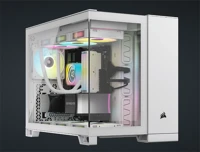 Corsair CC-9011266-WW 2500x tempered glass white kép
