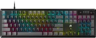 Corsair CH-9109B1E-NA K70 core rgb cherry mx red mechanical gaming keyboard carbon grey us kép