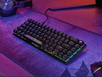 Corsair CH-91A401A-NA K65 pro mini rgb 65%, optical-mechanical, us vezetékes billentyűzet gaming szürke kép