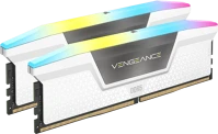 Corsair CMH32GX5M2B6000C36W Vengeance rgb ddr5 6000mhz cl36 32gb kit2 white kép