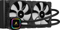 Corsair CW-9060044-WW Corsair iCUE H115i RGB PRO XT Liquid CPU Cooler 280mm Radiator Dual 140mm PWM Fans kép