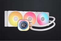 Corsair CW-9061026-WW Icue link titan 360 rx lcd liquid cpu cooler white kép