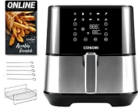 Cosori CP258-AF-DEU Cp258-af-deu steel air fryer, inox kép
