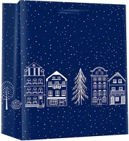 Creative 17.00160 deluxe plus m 18x23x10 cm karácsonyi színes matt uv lakkos kék fenyővel kép