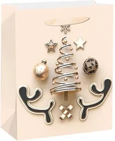 Creative 19.00238 Dísztasak  special m 18x23x10 cm karácsonyi színes fényes szalagfüles kép