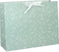 Creative 19.00395 deluxe plus xl 45x33x10 cm fekvő fagyöngy matt világoszöld sodort füles kép