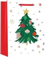 Creative 19.00466 Dísztasak  special xl 33x46x20 cm karácsonyfás matt szalagfüles kép