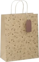 Creative 19.00512 eco delucm x plus m 23cm x 26cm x 12 cm kraft fóliás levél mintás sodort kép