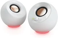 Creative 51MF1725AA001 Pebble se 2.0 usb-c powered pc speakers with rgb lighting white kép